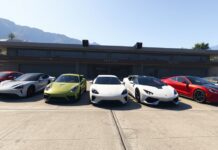 Elektrische voertuigen en snelle auto’s in gta 5 online